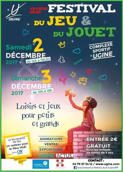 Affiche officielle Festival du Jeu et du Jouet 2017