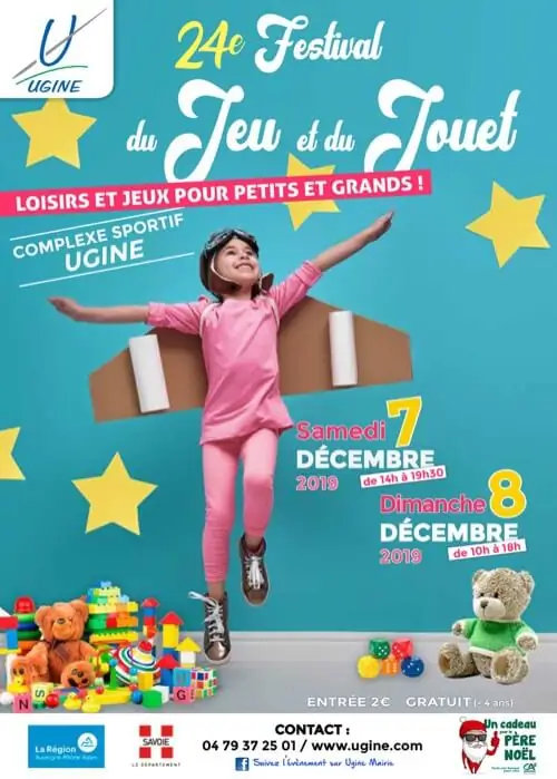 Affiche officielle Festival du Jeu et du Jouet 2019