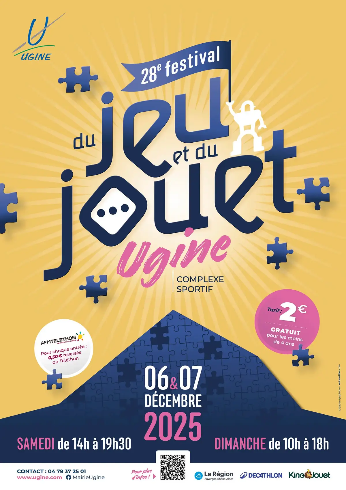 Affiche officielle Festival du Jeu et du Jouet 2025