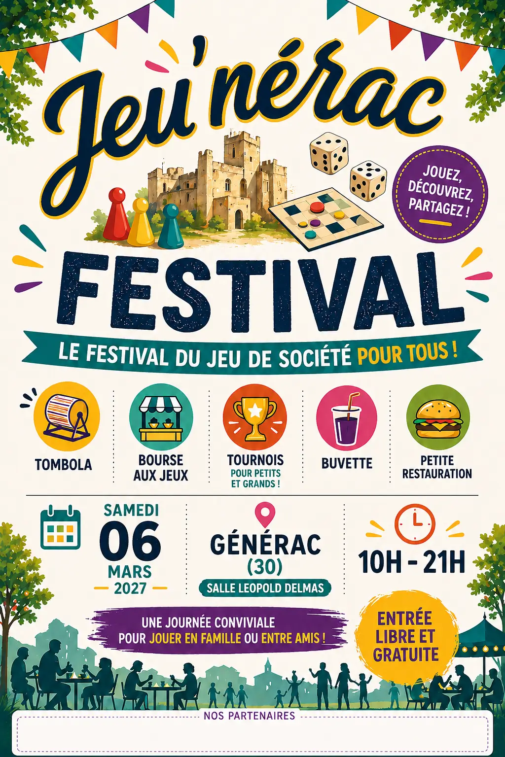 Affiche officielle Jeu'nérac Festival 2027