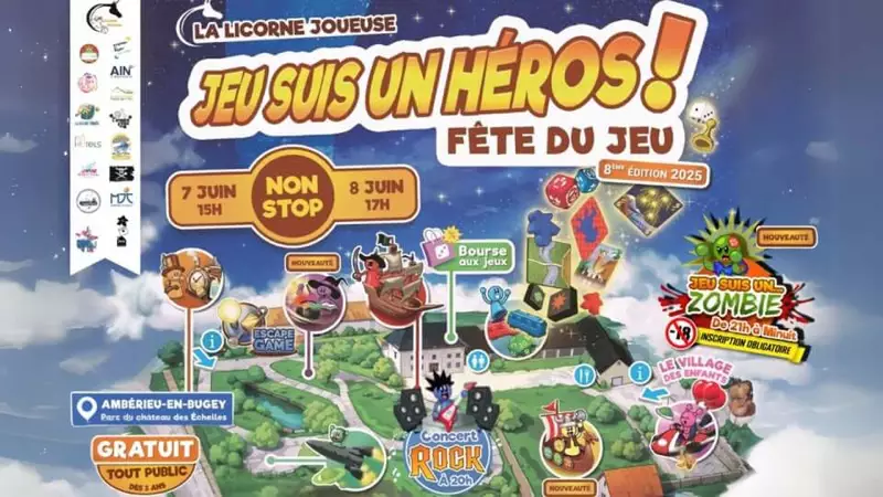 Official poster Jeu suis un héros ! 2025