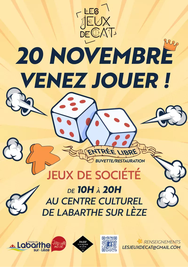 Affiche officielle Les Jeux de Ca't 2022