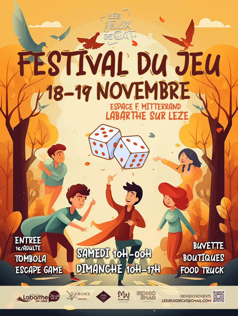 Official poster Les Jeux de Ca't 2023