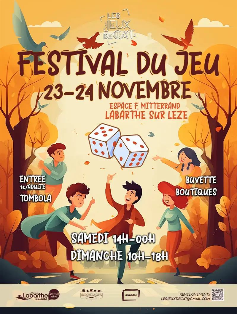 Affiche officielle Les Jeux de Ca't 2024