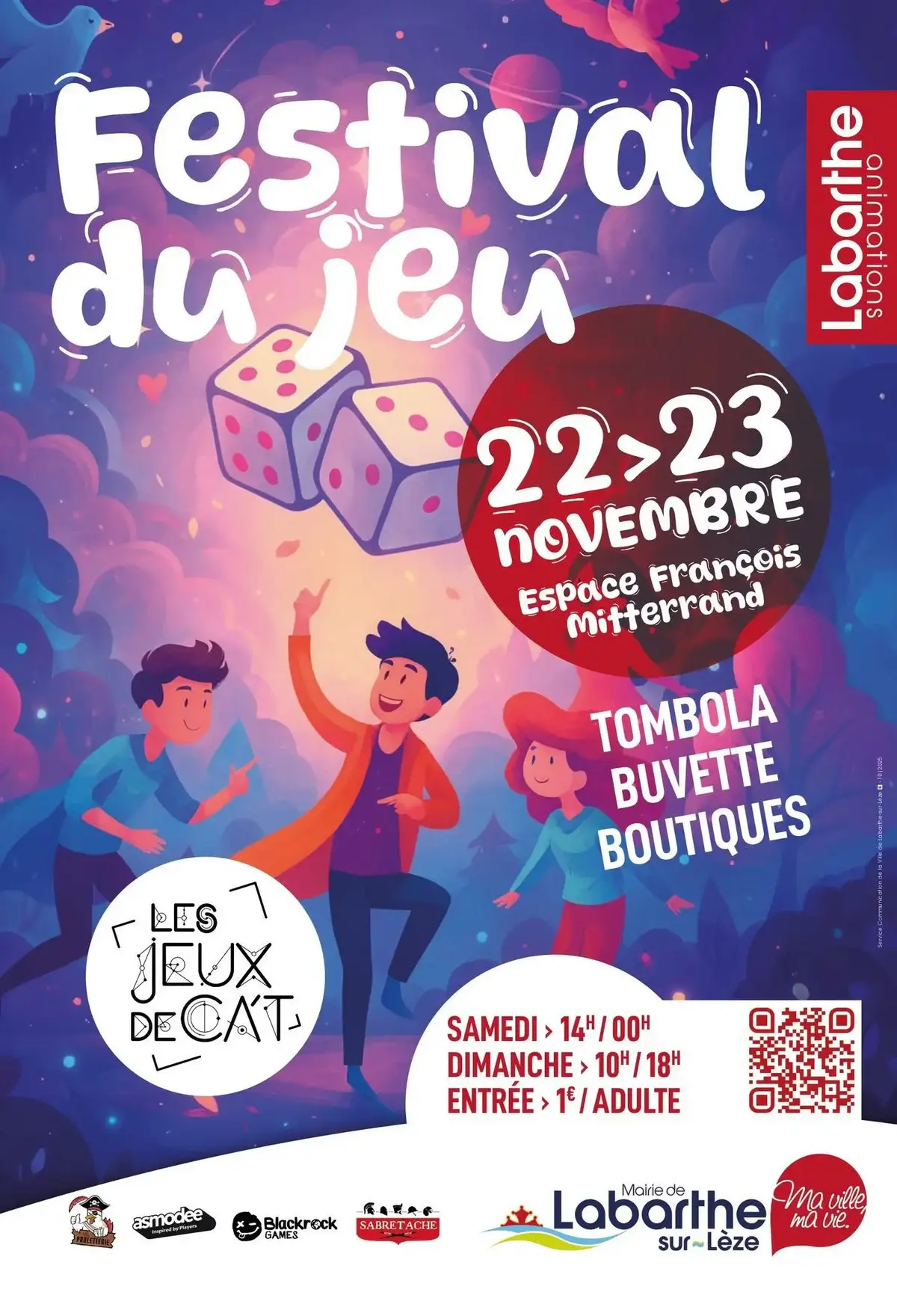 Affiche officielle Les Jeux de Ca't 2025