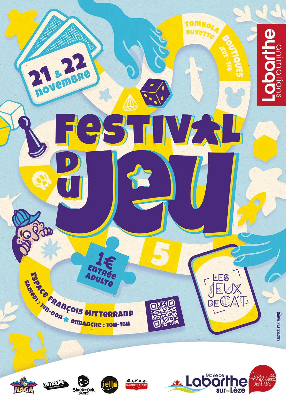 Official poster Les Jeux de Ca't 2026