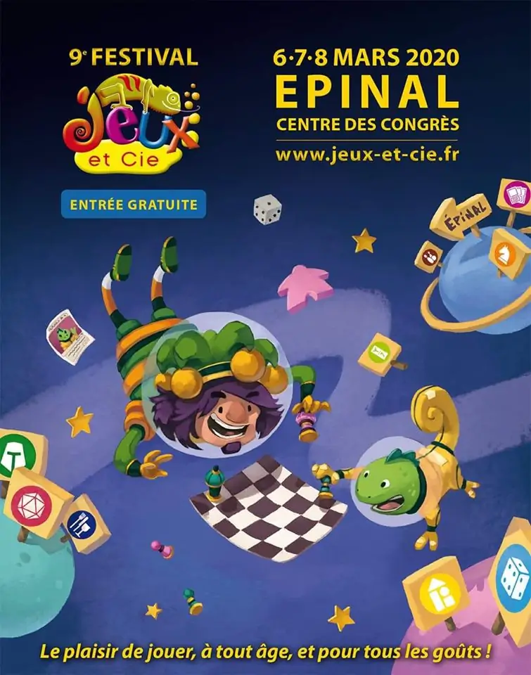 Affiche officielle Festival Jeux et Cie 2020