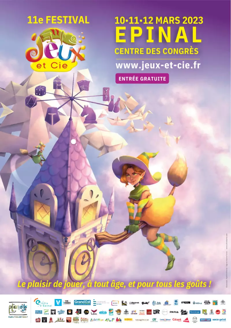 Affiche officielle Festival Jeux et Cie 2023
