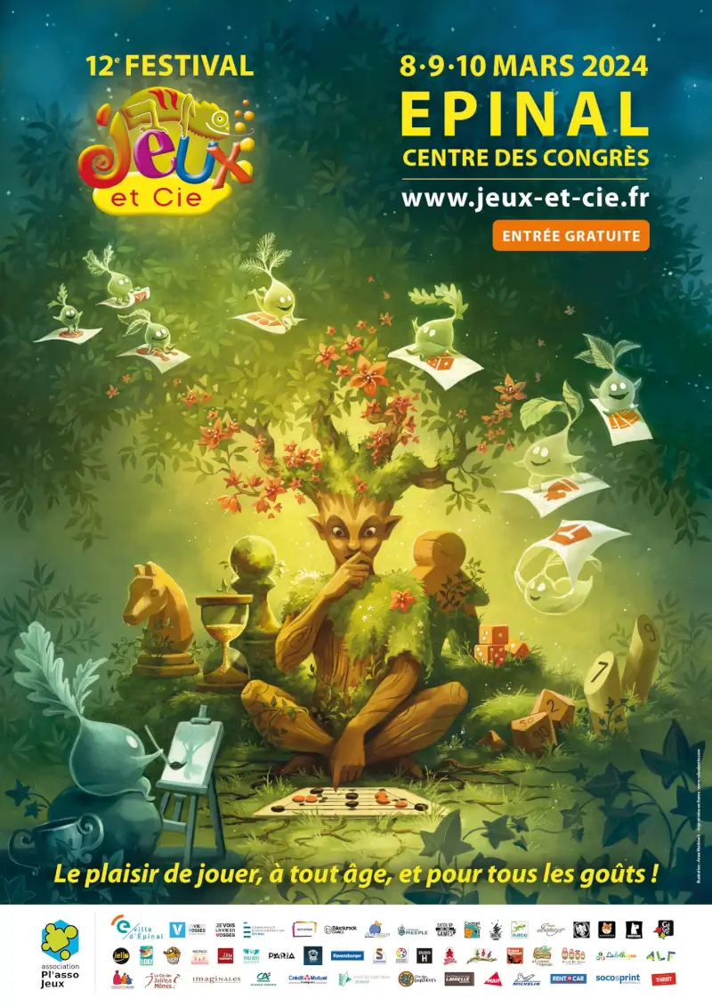 Official poster Festival Jeux et Cie 2024