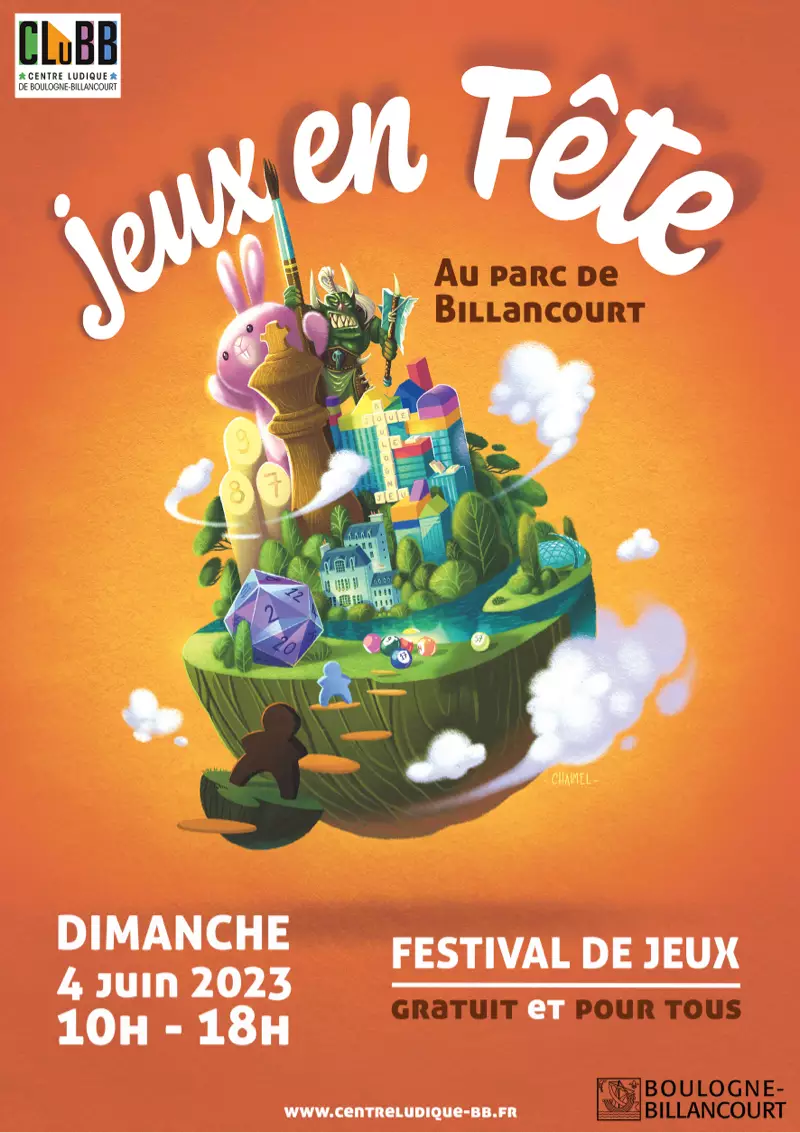 Official poster Jeux en Fête 2023