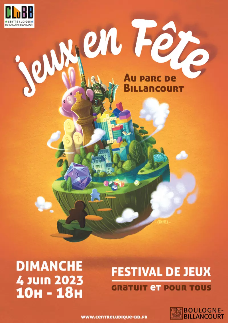 Affiche officielle Jeux en Fête 2023