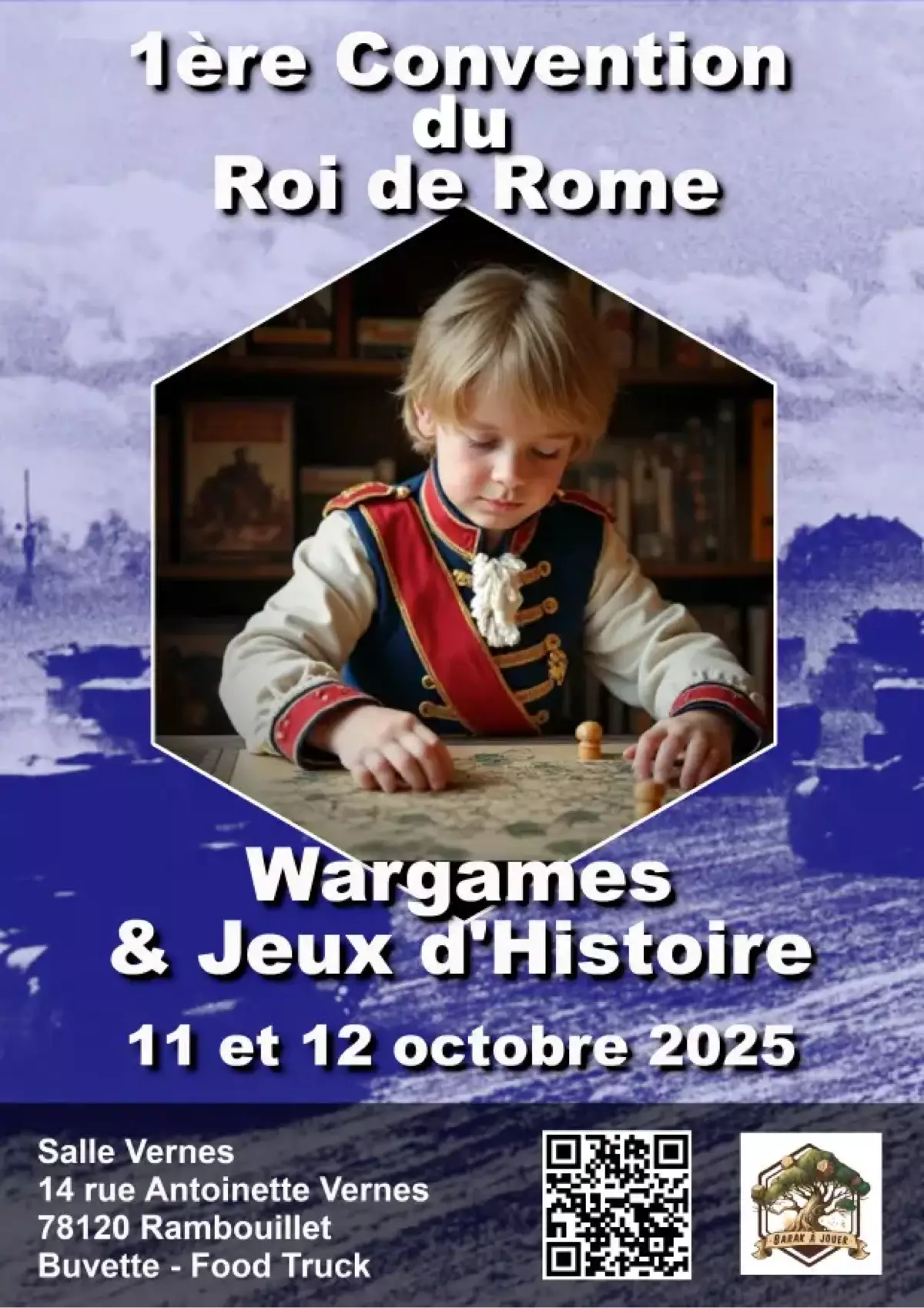 Official poster Convention du Roi de Rome 2025
