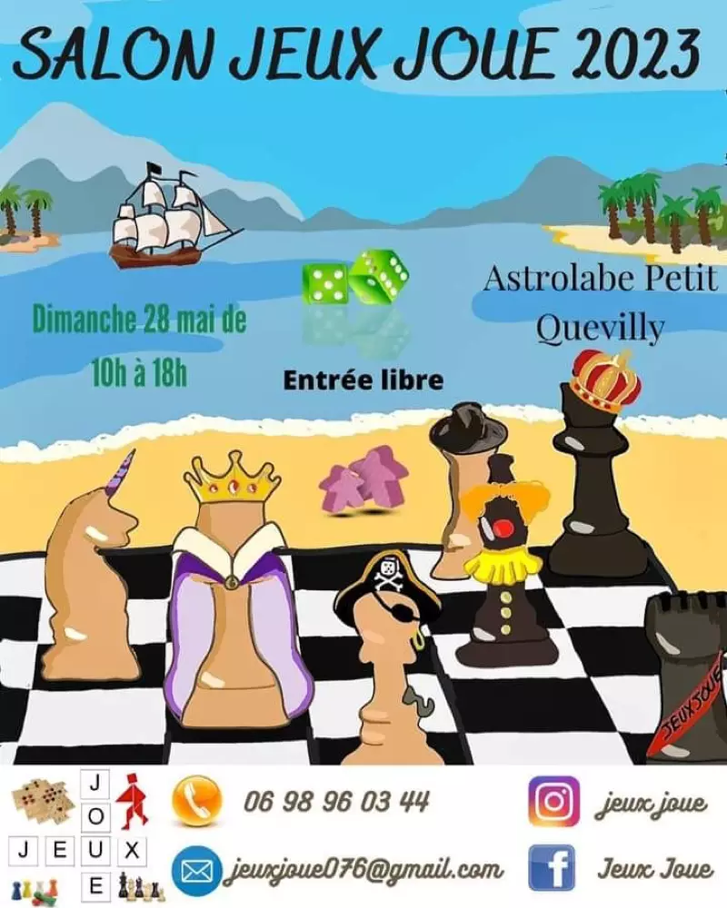 Affiche officielle Festival jeuxjoue 2023