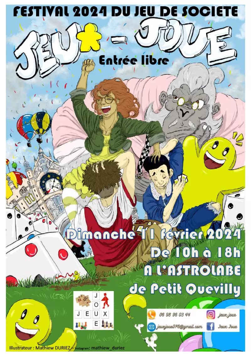 Affiche officielle Festival jeuxjoue 2024