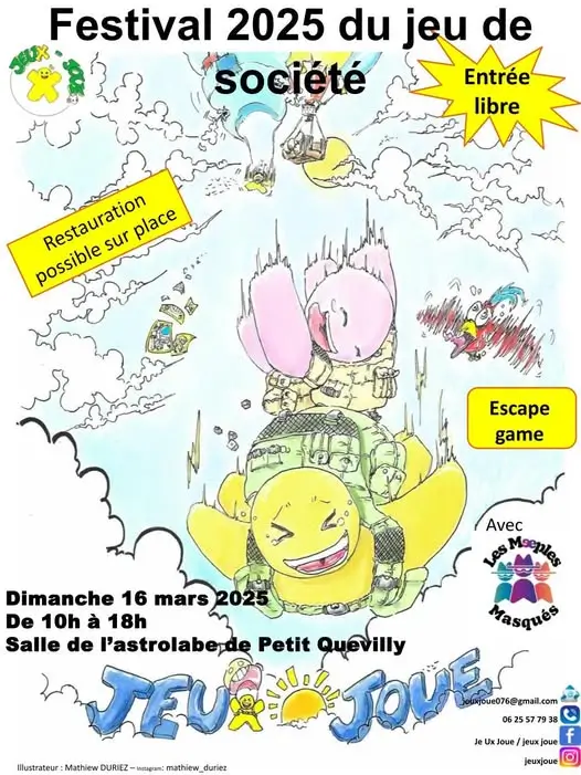 Affiche officielle Festival jeuxjoue 2025