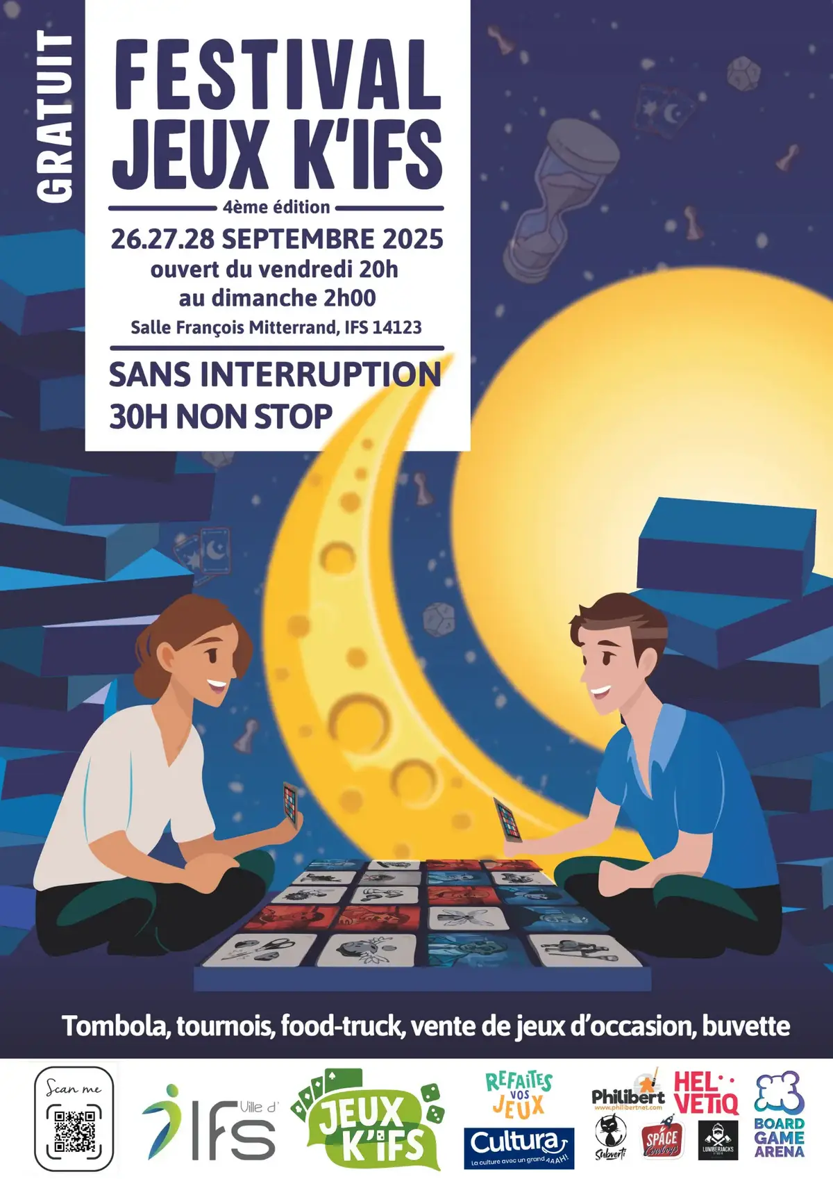 Official poster Festival Jeux K'Ifs 2025