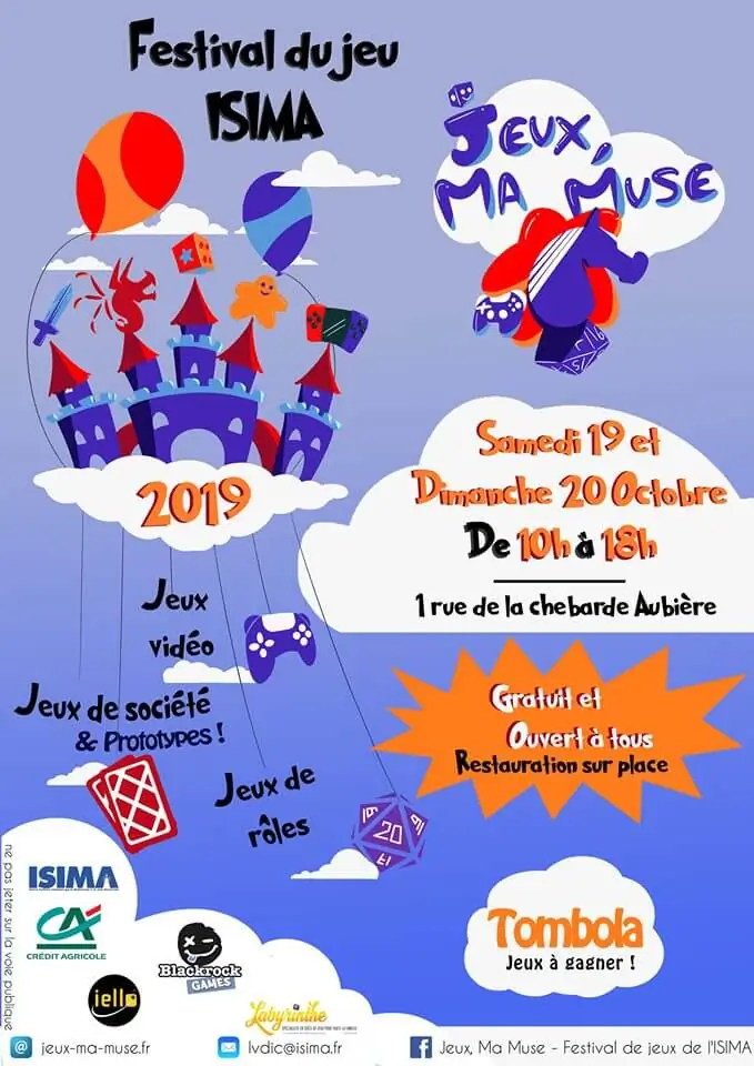 Official poster Jeux, Ma muse 2019