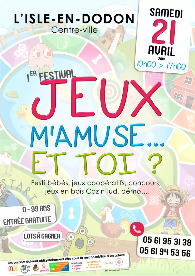 Affiche officielle Jeux m'amuse... et toi? 2018