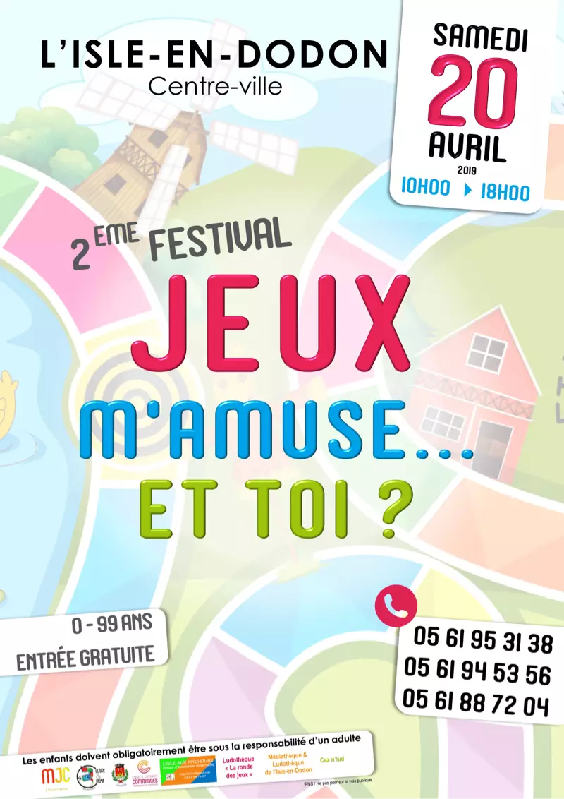 Affiche officielle Jeux m'amuse... et toi? 2019