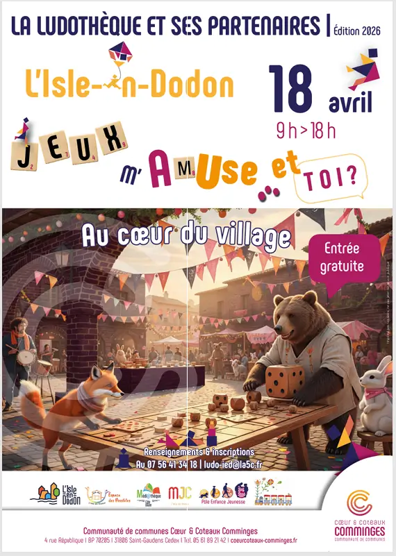 Affiche officielle Jeux m'amuse... et toi? 2026