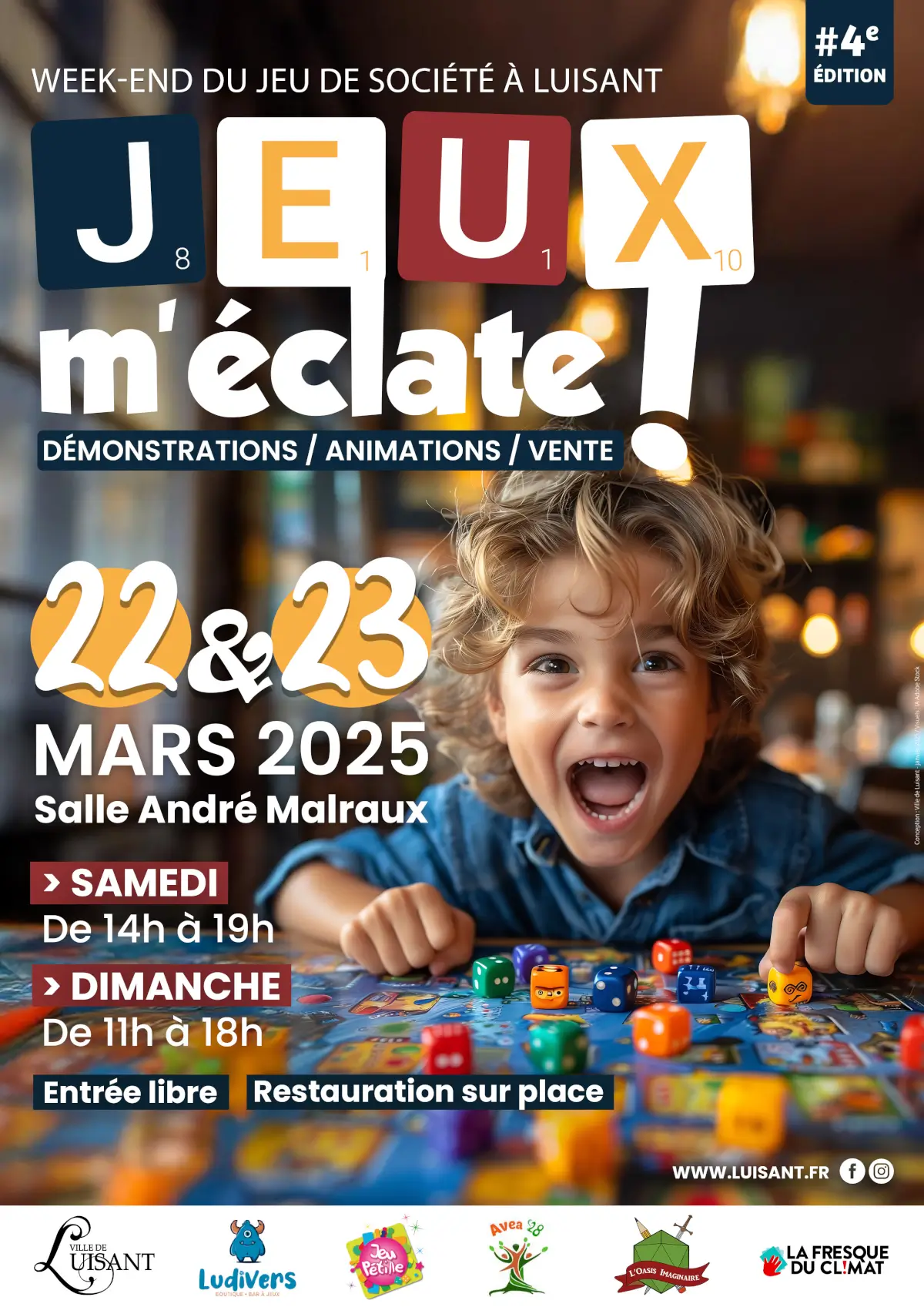 Affiche officielle Jeux m'éclate ! 2025