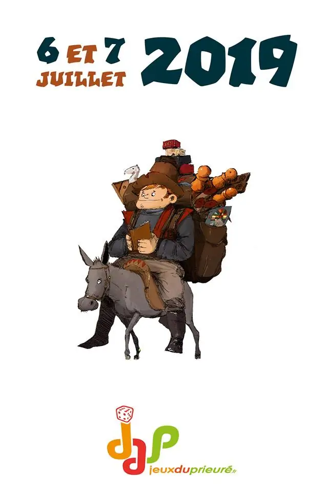 Affiche officielle Festival des Jeux du Prieuré 2019