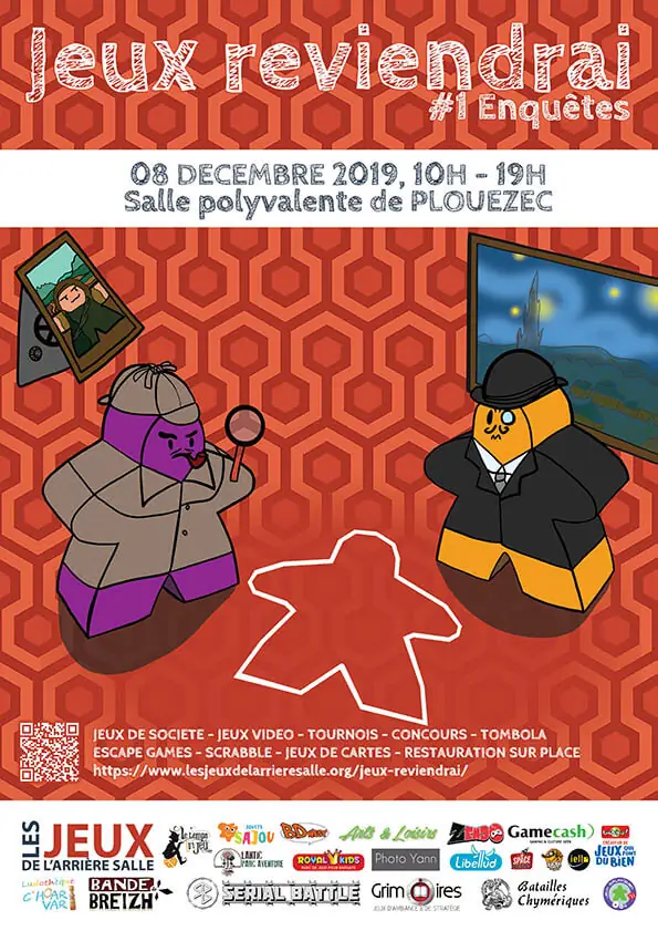 Affiche officielle Jeux Reviendrai 2019