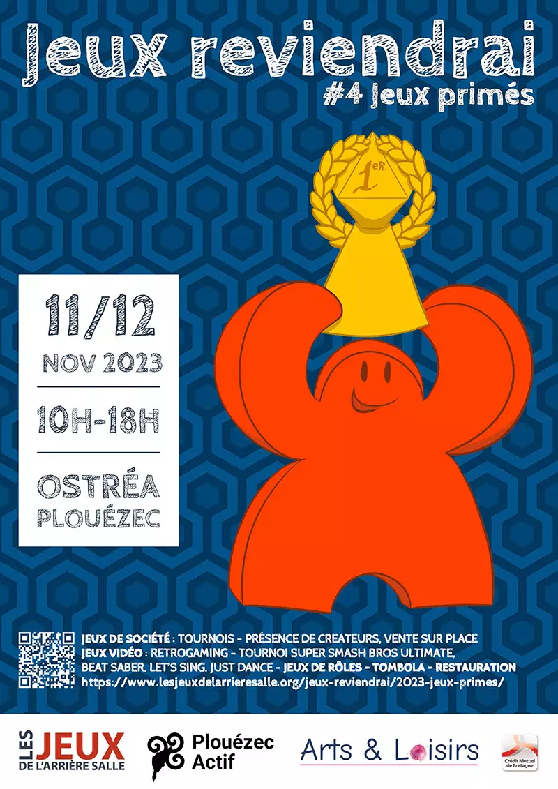 Affiche officielle Jeux Reviendrai 2023