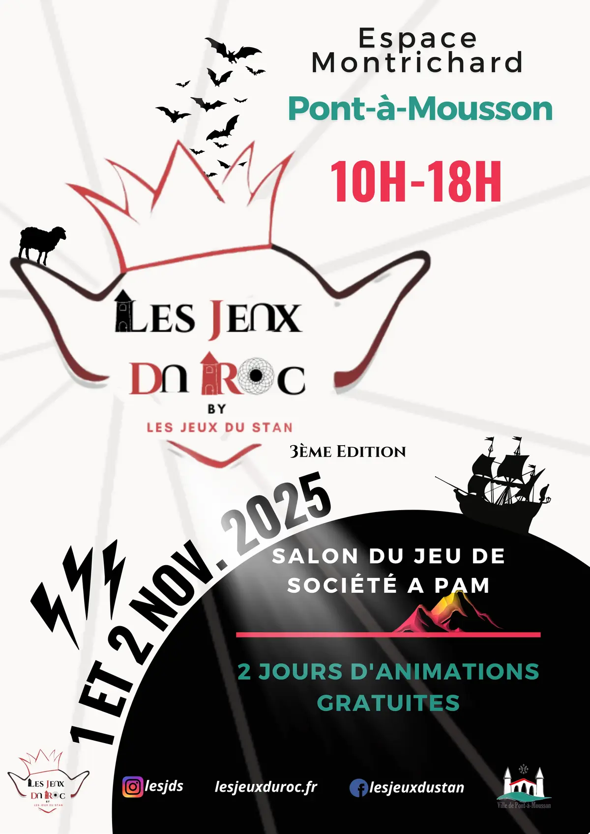 Affiche officielle Les Jeux du Roc 2025