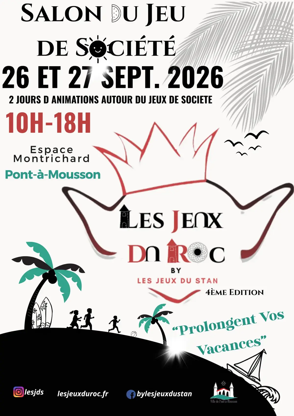 Affiche officielle Les Jeux du Roc 2026