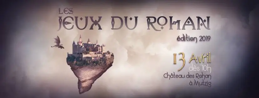 Affiche officielle Les jeux du Rohan 2019