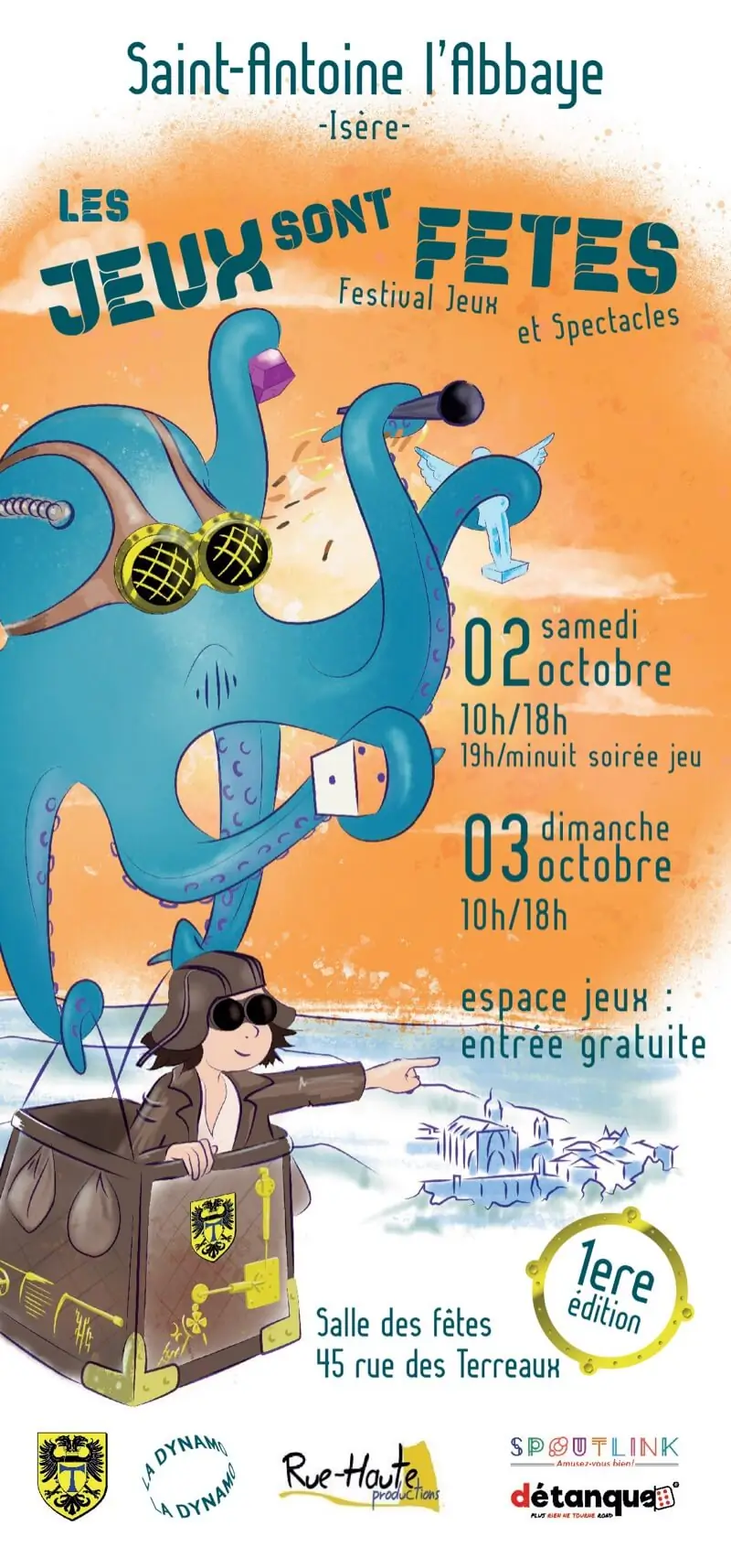 Affiche officielle Les Jeux sont fêtes 2021
