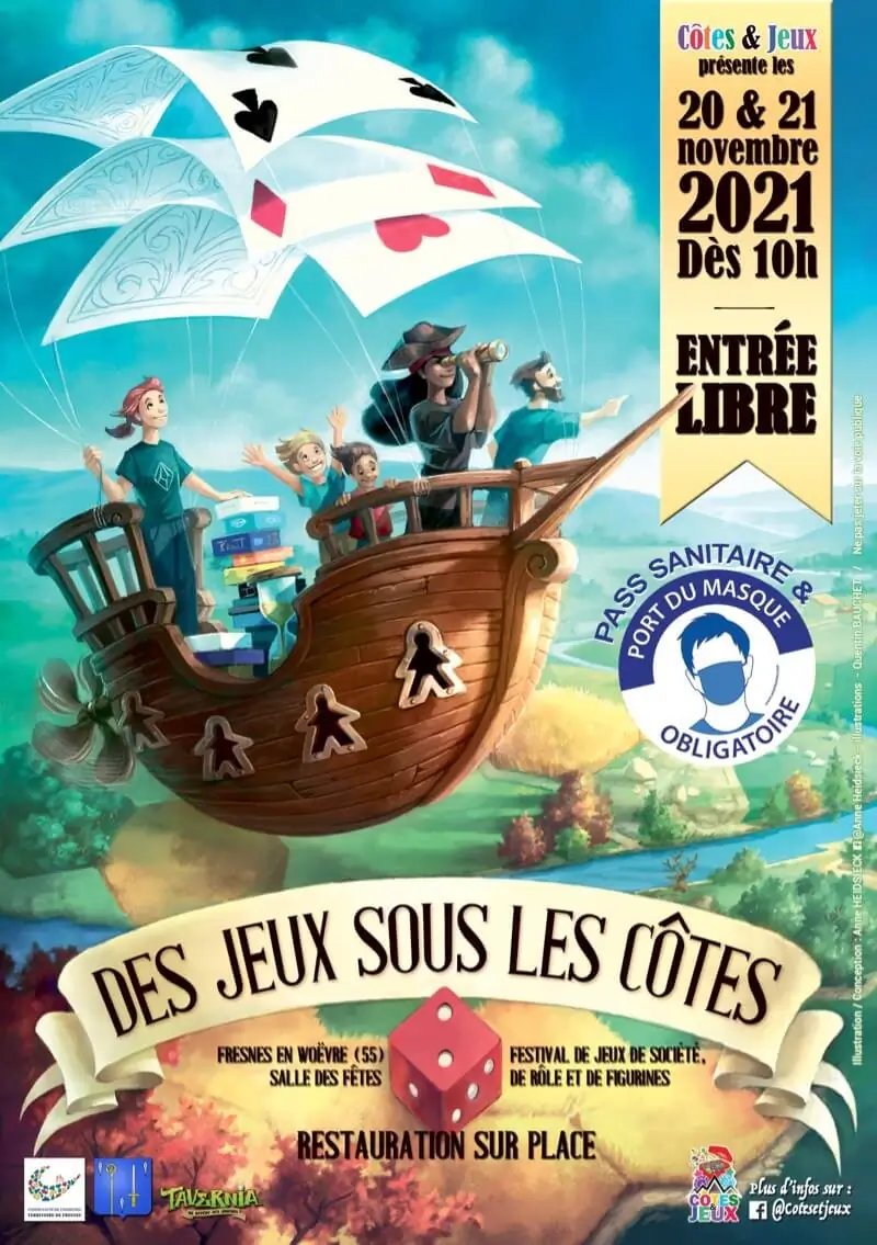 Affiche officielle Des Jeux Sous les Côtes 2021
