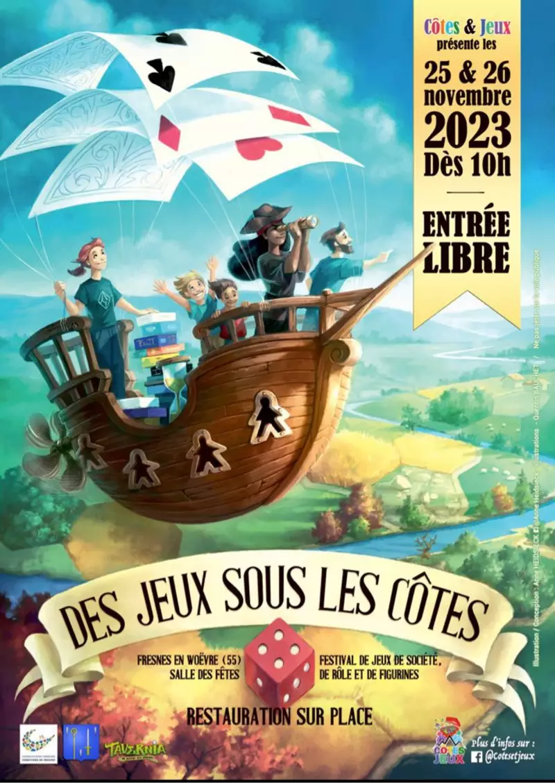 Official poster Des Jeux Sous les Côtes 2023