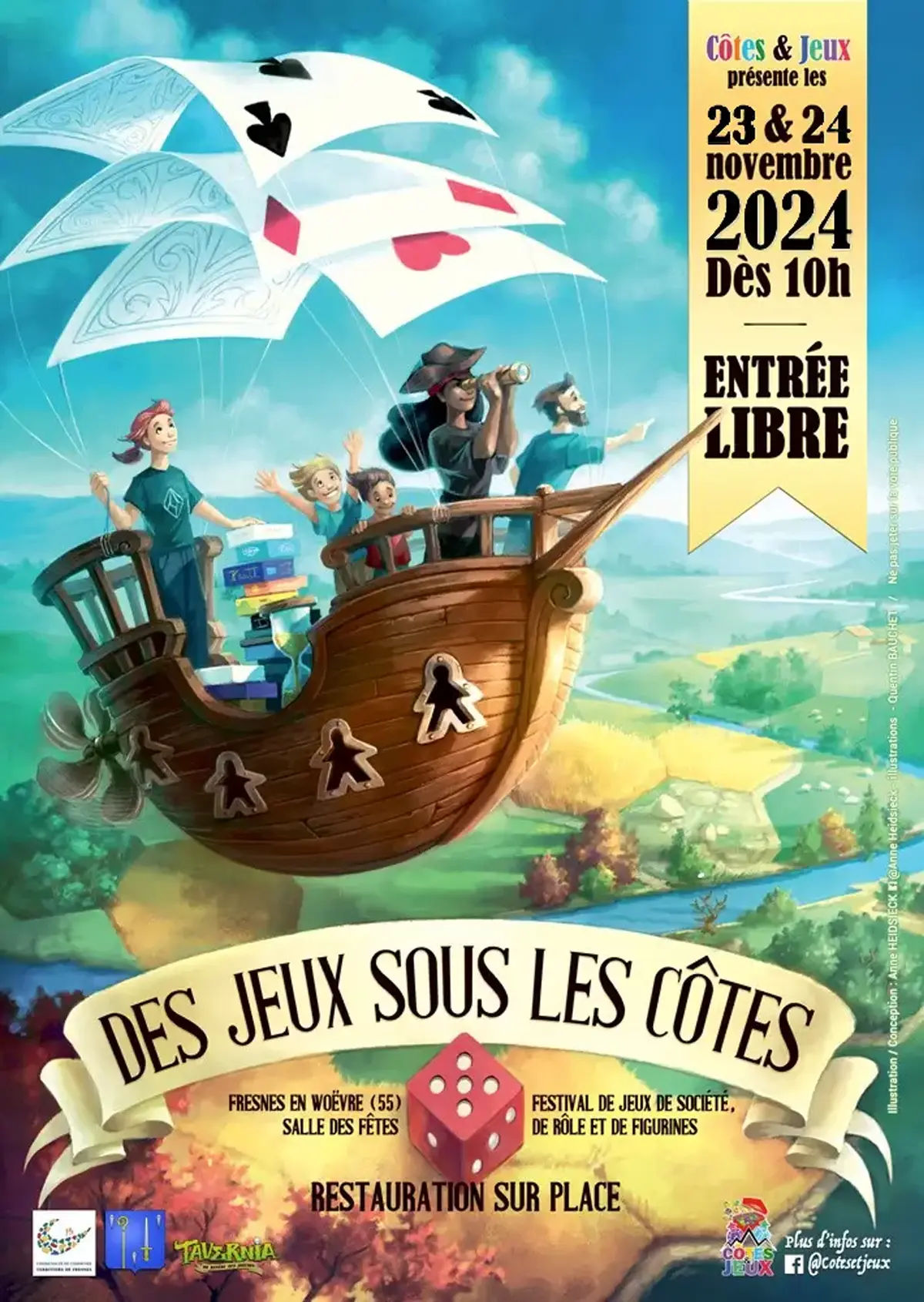 Affiche officielle Des Jeux Sous les Côtes 2024