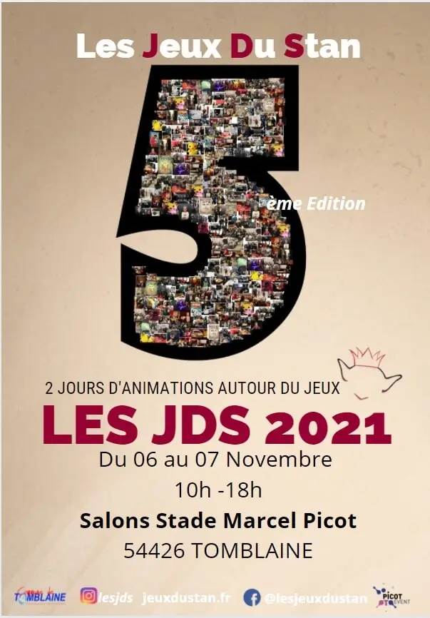 Affiche officielle Les jeux du Stan 2021