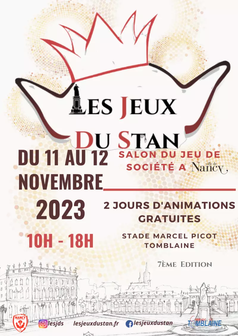 Official poster Les jeux du Stan 2023
