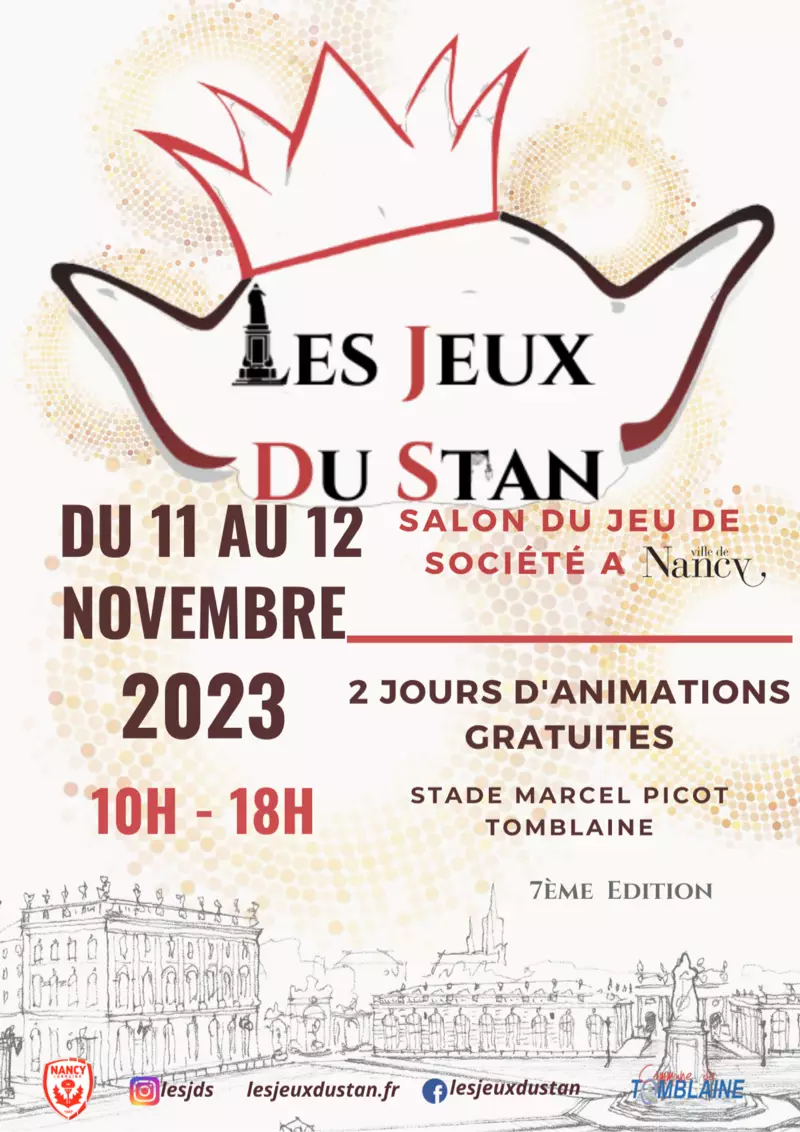 Affiche officielle Les jeux du Stan 2023