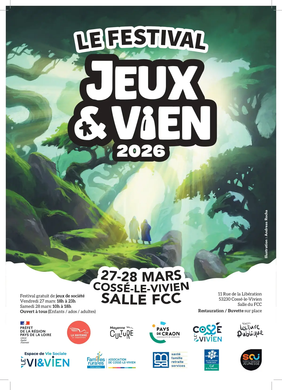 Affiche officielle Jeux&Vien 2026