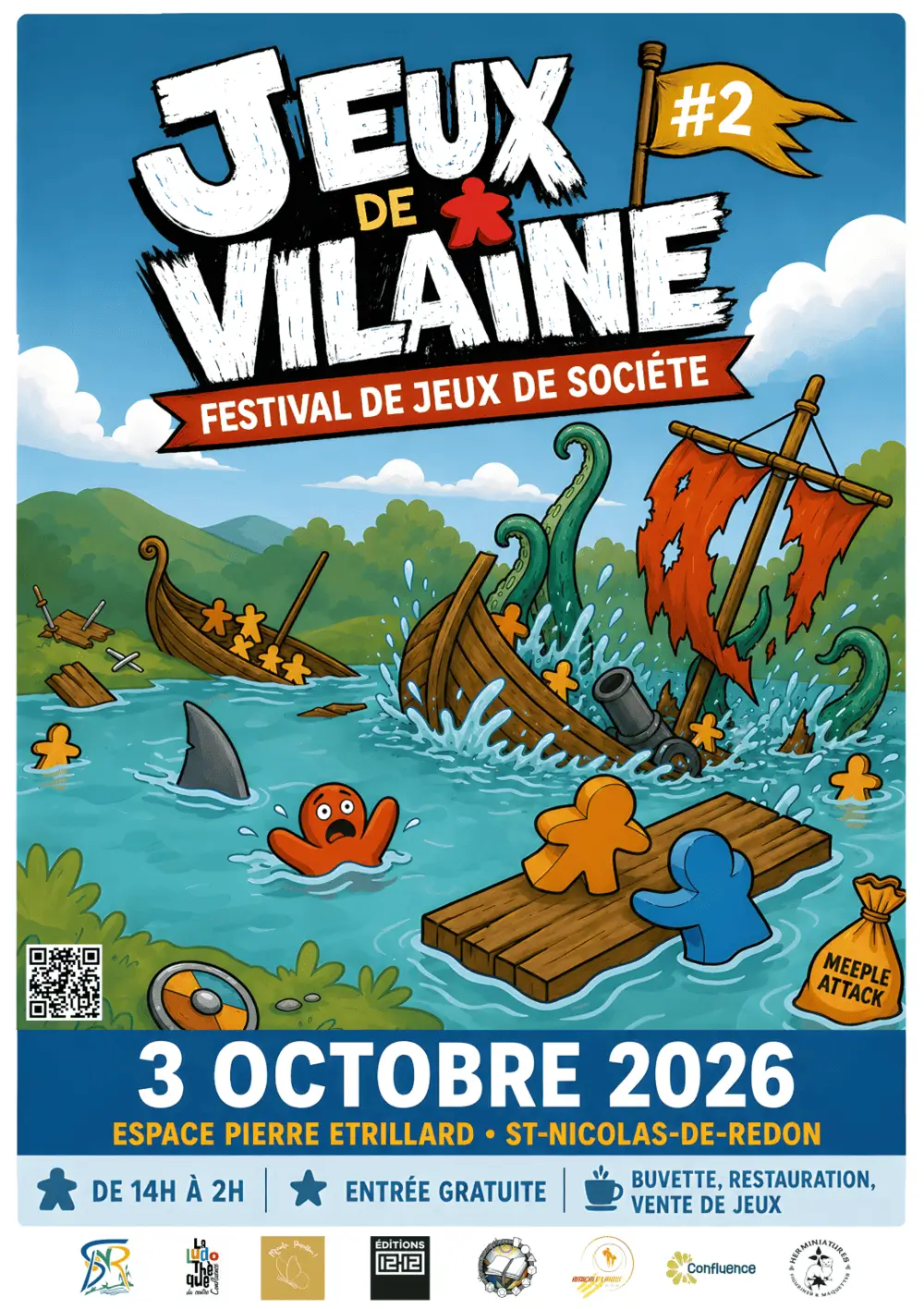 Official poster Jeux de Vilaine 2026