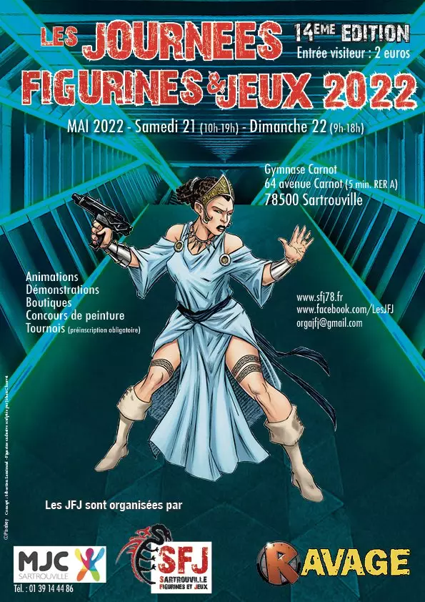 Affiche officielle Journées Figurines et Jeux 2022
