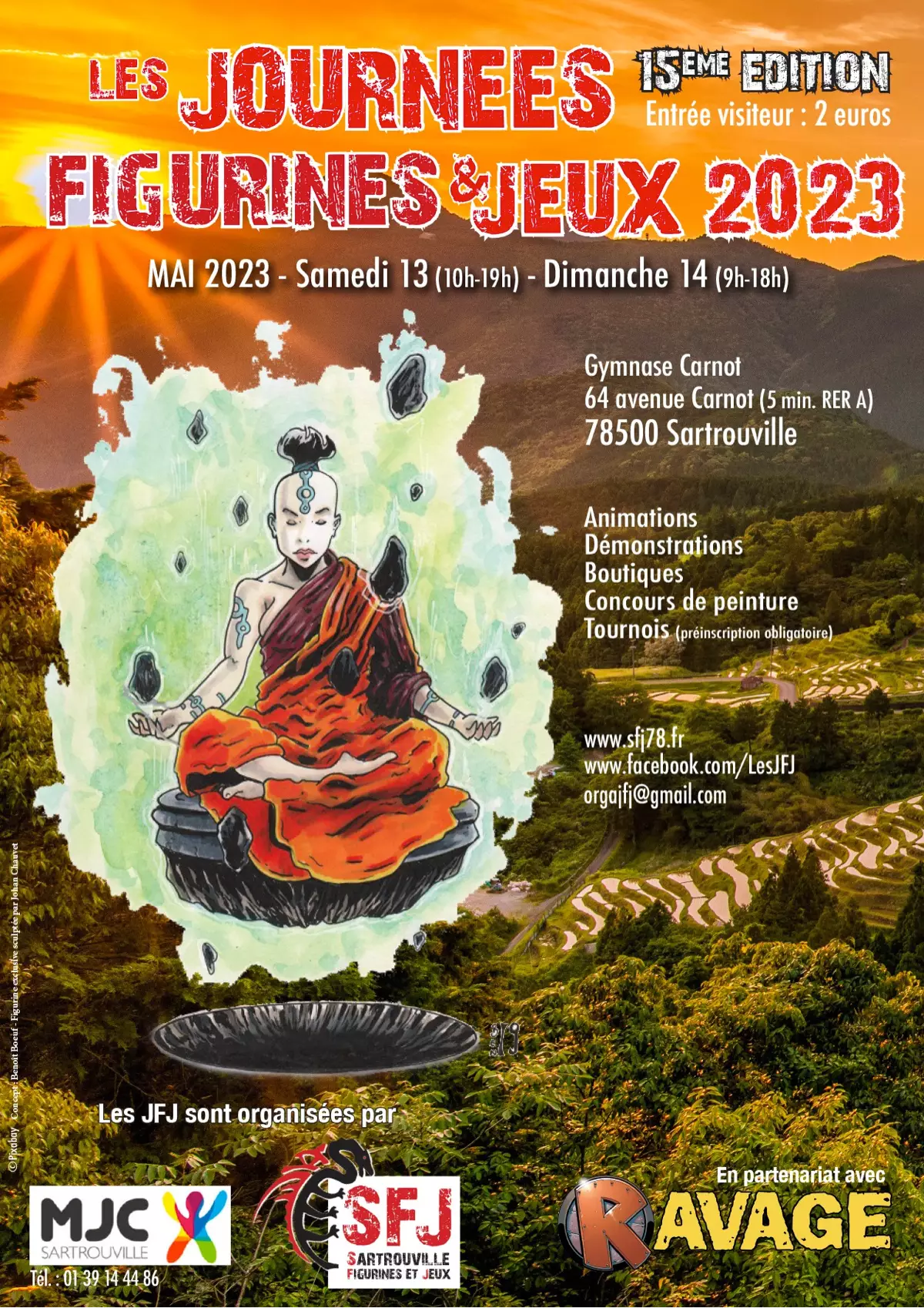 Affiche officielle Journées Figurines et Jeux 2023