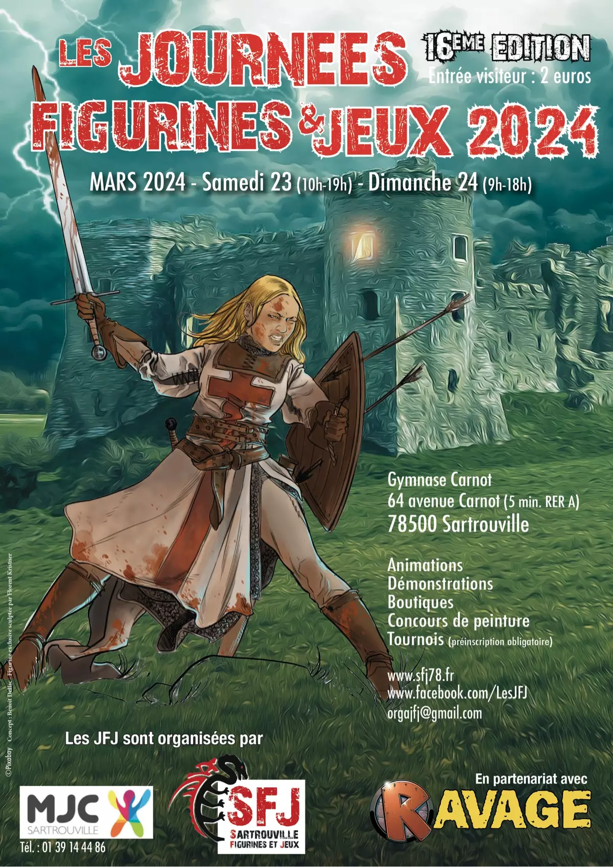 Affiche officielle Journées Figurines et Jeux 2024