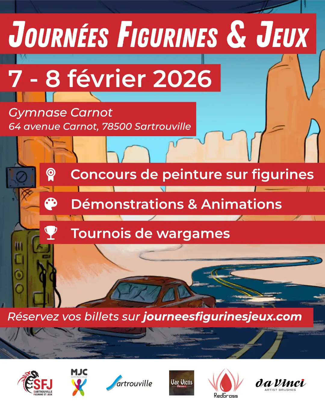Affiche officielle Journées Figurines et Jeux 2026