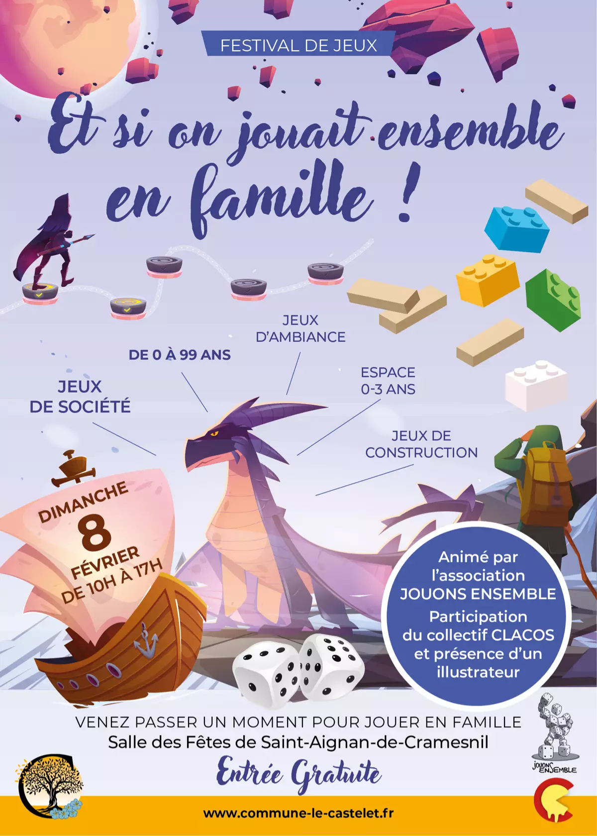Affiche officielle Et si on jouait ensemble en famille ! 2026