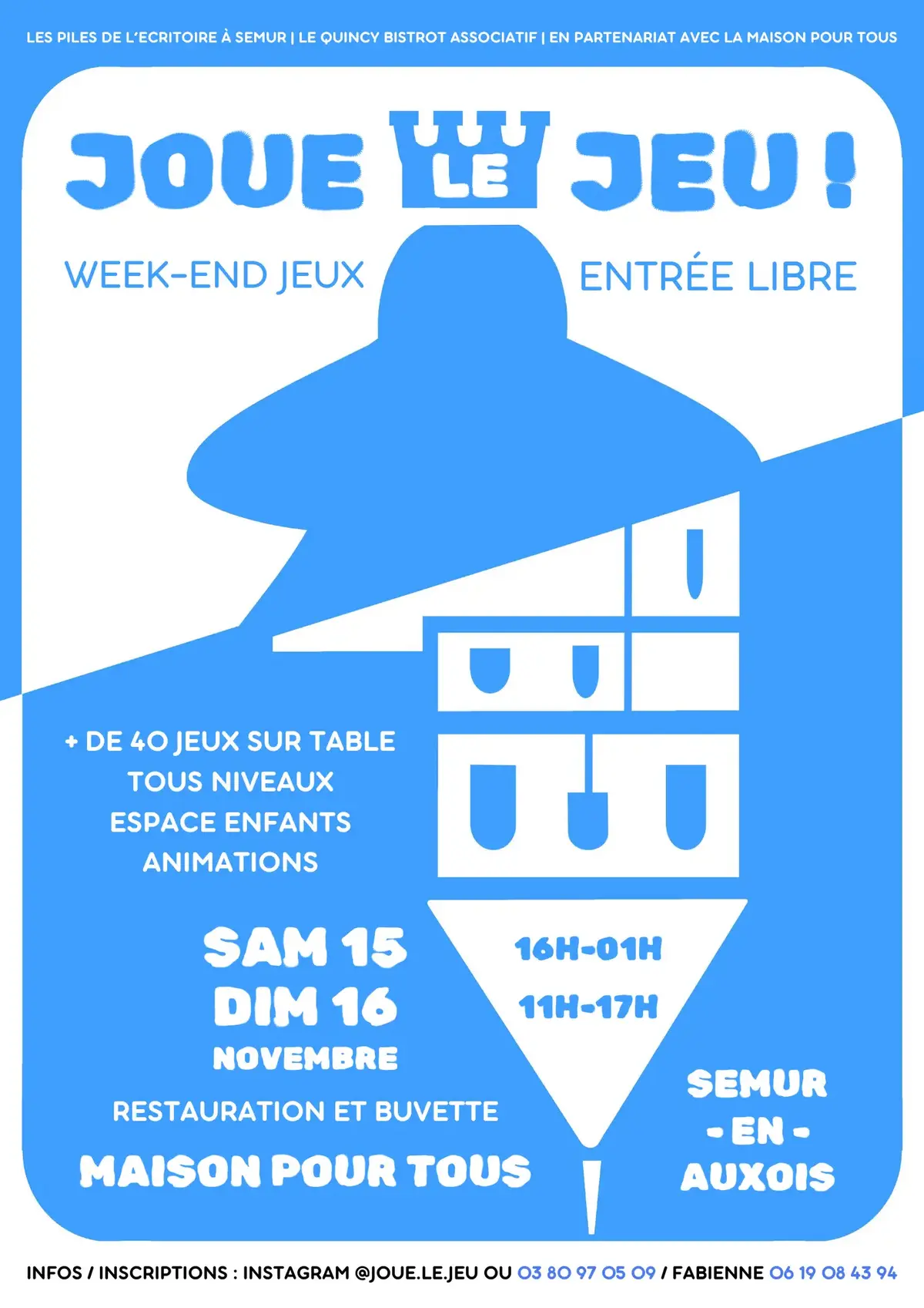 Official poster Joue le jeu ! 2025