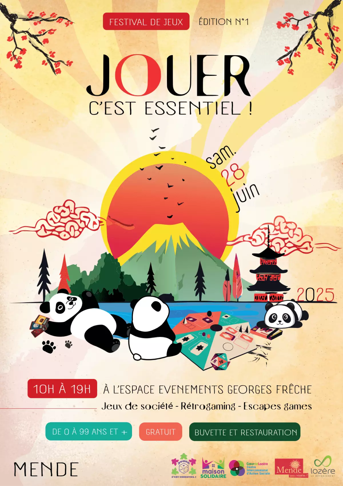 Affiche officielle Jouer, c'est essentiel ! 2025