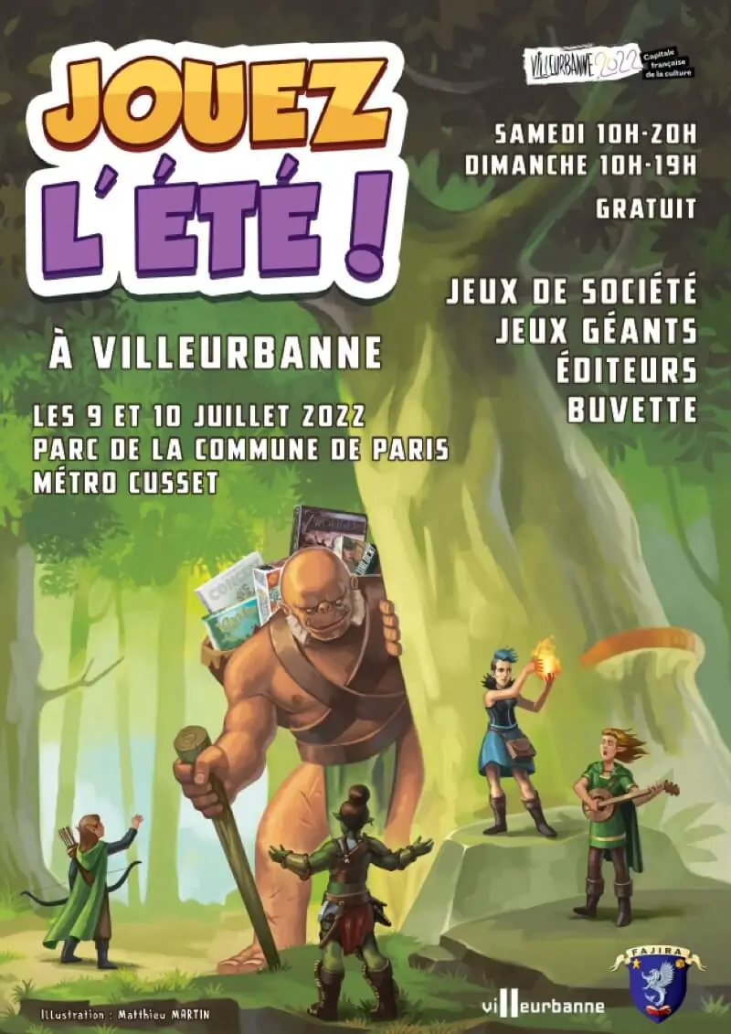 Affiche officielle Jouez l'été ! 2022