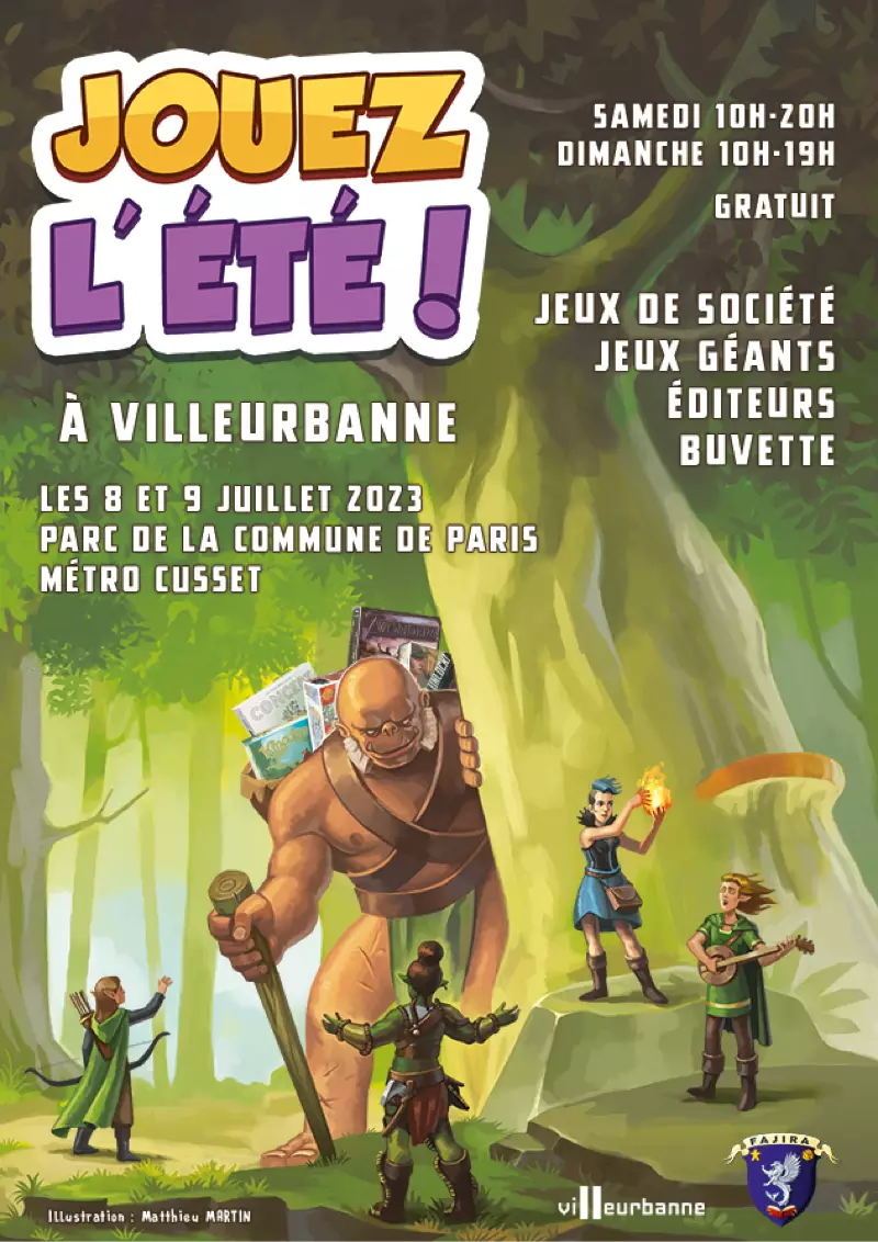 Official poster Jouez l'été ! 2023