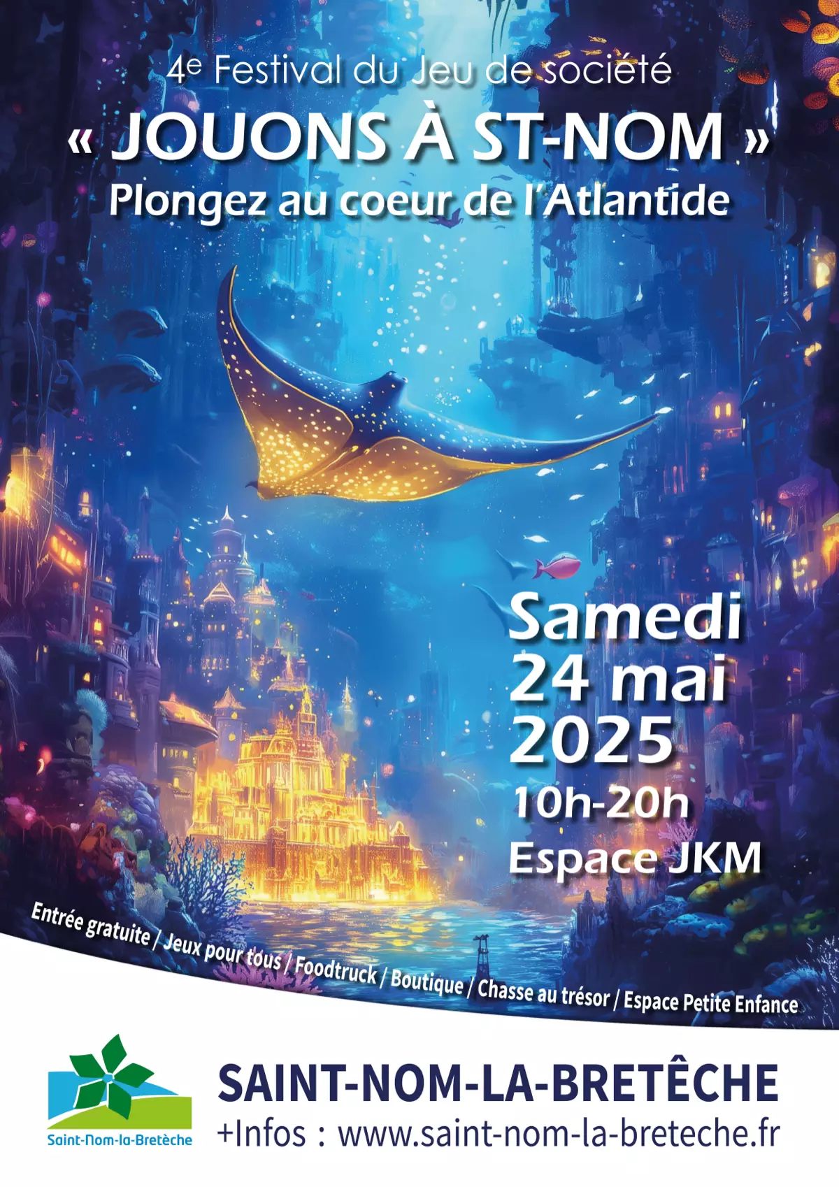 Affiche officielle Jouons à Saint-Nom 2025